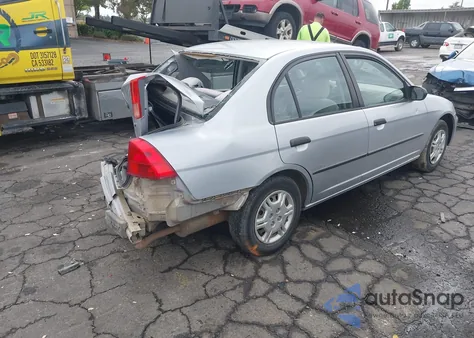 2002 Honda Civic Dx z USA, uszkodzony, nr VIN 2HGES16162H543407